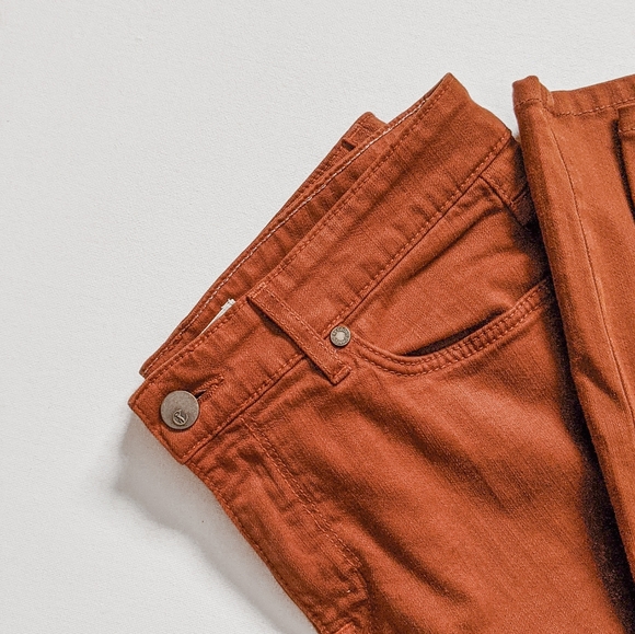 Brown/Orange Straight Jeans - Picture 2 of 5